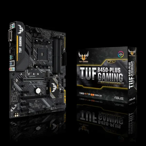 ASUS TUF B450-PLUS GAMING AMD B450 Socket AM4 ATX