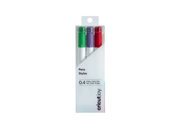 Cricut 2007077: Cricut Joy Fine Point Pen Set 3-pack (Red; Green; Violet)