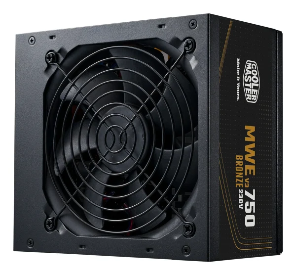 Cooler Master MWE 750 Bronze V2 offers 80 PLUS Bronze certification; guaranteeing an average efficiency of 88% at typical load.