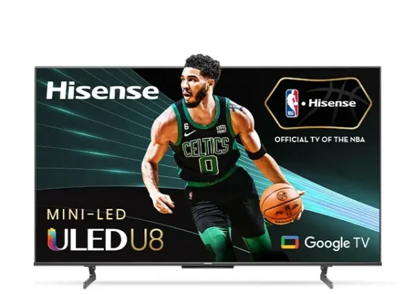 Hisense 55U8H TV 139.7 cm (55") 4K Ultra HD Smart TV Wi-Fi Black 1500 cd/m²