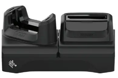 Zebra Single-slot and spare battery charging cradle for TC22 / TC27 device and its spare battery. Power supply (PWR-BGA12V50W0WW