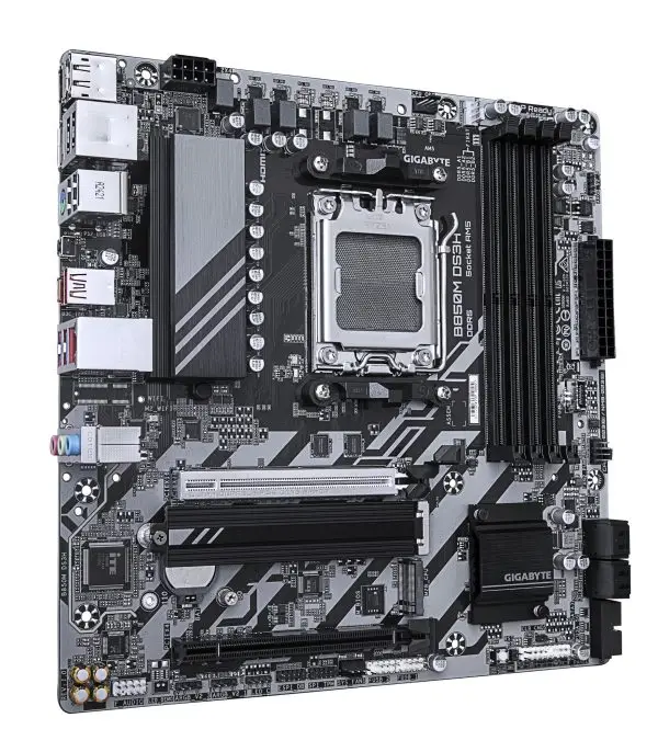 GIGABYTE B850M DS3H Motherboard - AMD Ryzen 9000 Series CPUs, 16+2+2 Phases Digital VRM, up to 8200MHz DDR5 (OC), 1xPCIe 5.0 + - Image 3