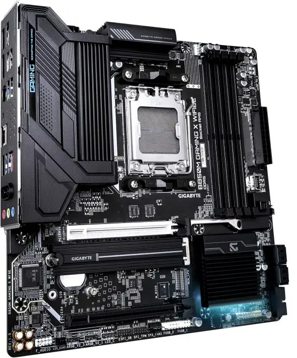 GIGABYTE B850M GAMING X WIFI6E Motherboard - AMD Ryzen 9000 Series CPUs, 10+2+2 Phases Digital VRM, up to 8200MHz DDR5 (OC), 1x - Image 3